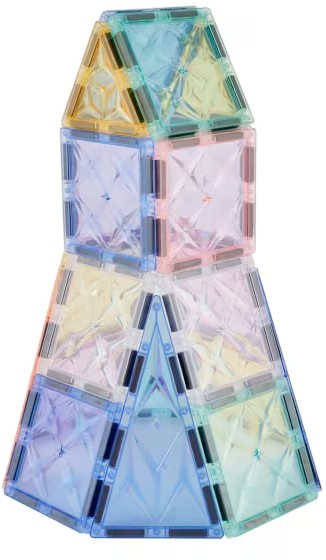32 Piece Pastel Magnetic Tiles Set