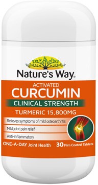 Nature's Way Activated Curcumin Tablets 30 Pack