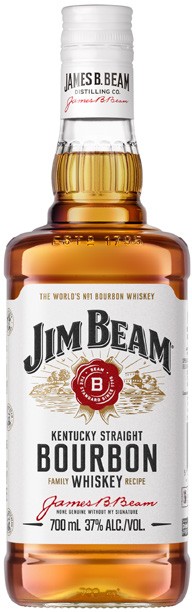 Jim Beam White Label Bourbon 700mL