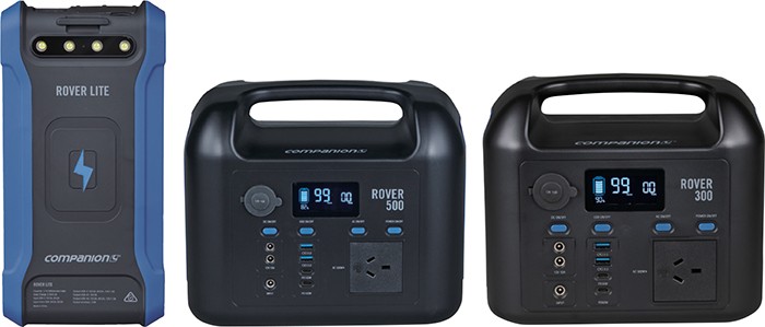 Companion Rover Lithium Power Storage Range