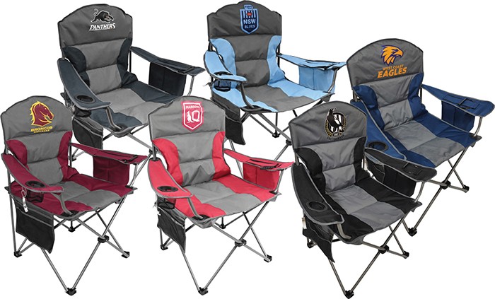 50% off Regular Price on AFL & NRL Camp Chairs