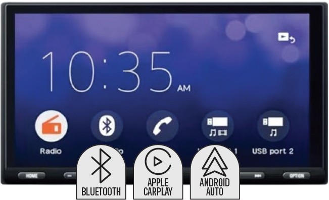 Sony 6.95” Bluetooth Media Receiver with Weblink Cast