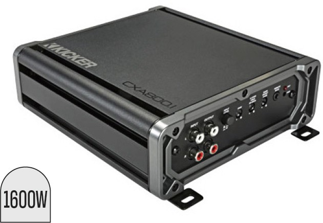Kicker 1600W Max CX Series Mono Channel Class D Power Amplifier