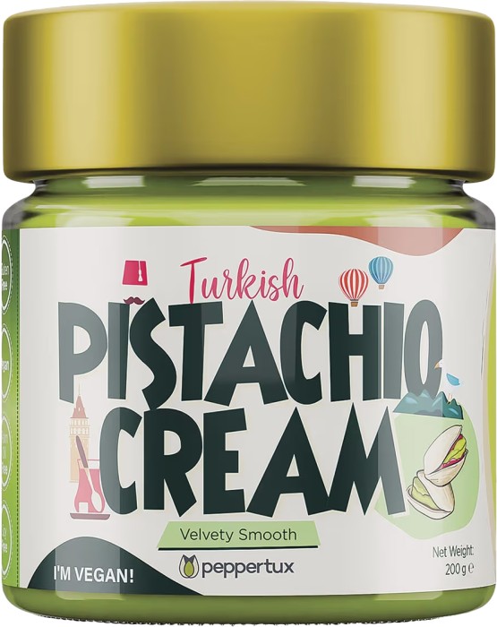 NEW Peppertux Farm Vegan Turkish Pistachio Cream Spread 200g