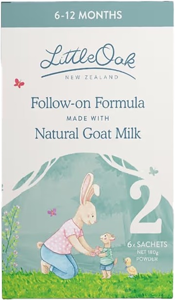 LittleOak Goat's Milk Follow On Formula Stage 2 - 6 x 30g Sachets