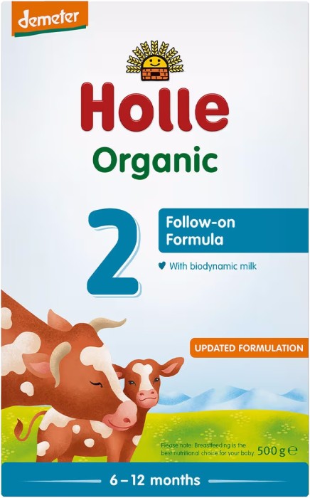 Holle Organic Cow Milk Infant Follow-On Formula 2 with DHA 500g