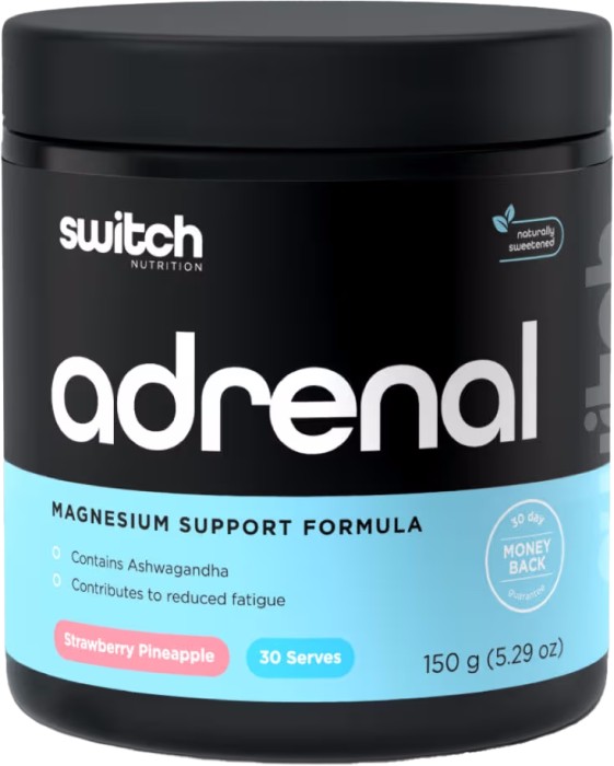 Switch Nutrition Adrenal Magnesium Support Formula Strawberry Pineapple 150g