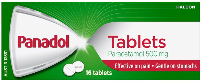 Panadol Paracetamol 500mg Pain Relief 16 Tablets