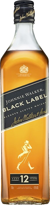 Johnnie Walker Black Label Scotch 700mL