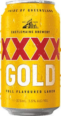 XXXX Gold 30 Can Block