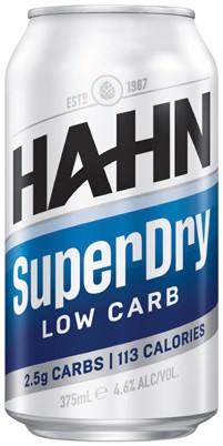 Hahn SuperDry 4.6% 30 Can Block