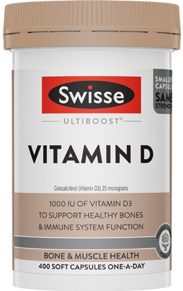 Swisse Ultiboost Vitamin D Capsules 400 Pack^