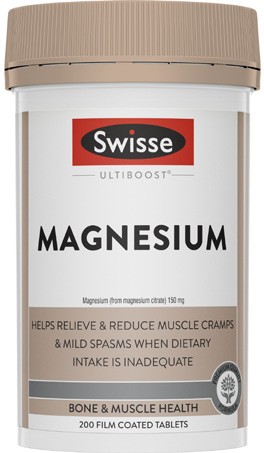 Swisse Ultiboost Magnesium Tablets 200 Pack^
