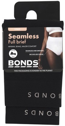 Bonds Women's Seamless Full Brief 2 Pack