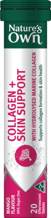 Nature's Own Collagen + Skin Support Effervescent 20 Tablets*