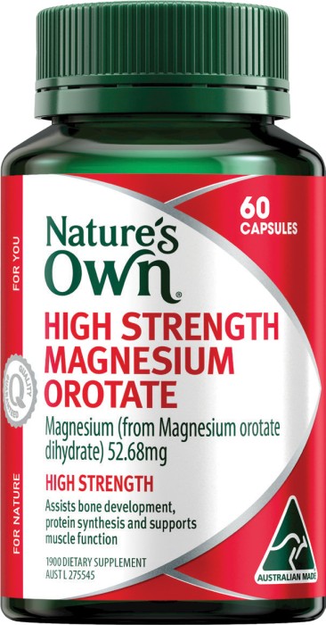 Nature’s Own High Strength Magnesium Orotate 60 Capsules*