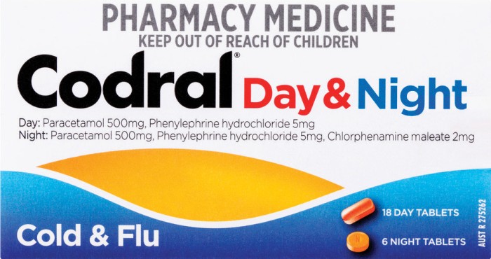 Codral PE Cold and Flu Day & Night 24 Tablets^