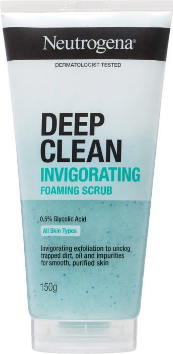 Neutrogena Deep Clean Invigorating Foaming Scrub 150g