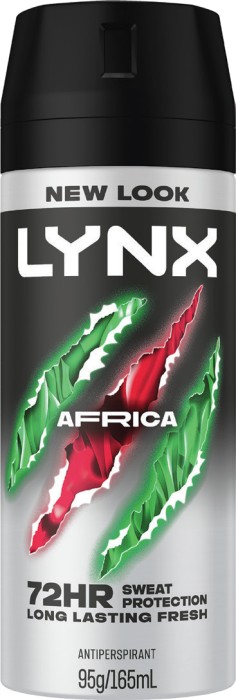 Lynx Deodorant Body Spray Africa 165mL