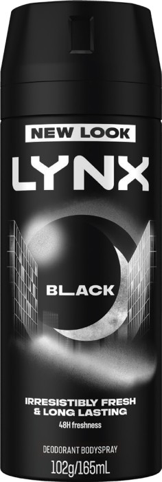 Lynx Deodorant Body Spray Black 165mL