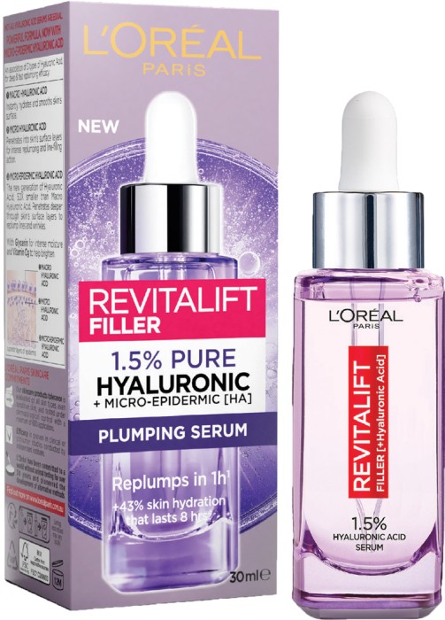 L’Oréal Paris Revitalift Filler 1.5% Pure Hyaluronic Acid Serum 30mL