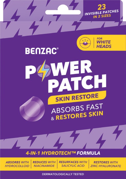 Benzac Power Patches Skin Restore 23 Pack