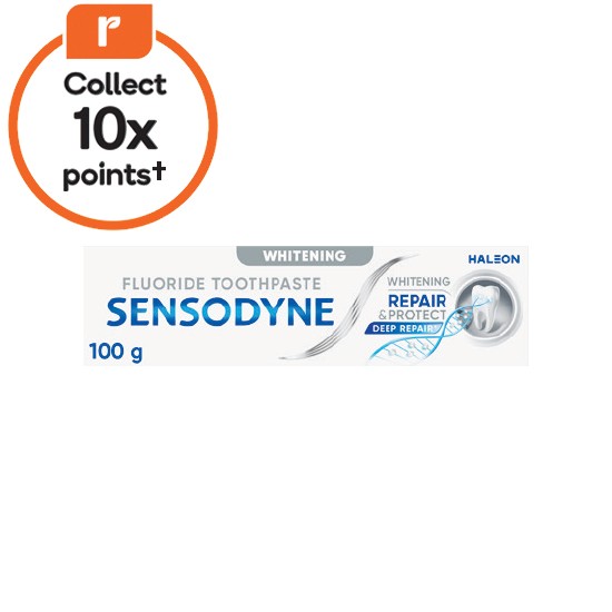 Sensodyne Repair & Protect Whitening Toothpaste for Sensitive Teeth 100g~