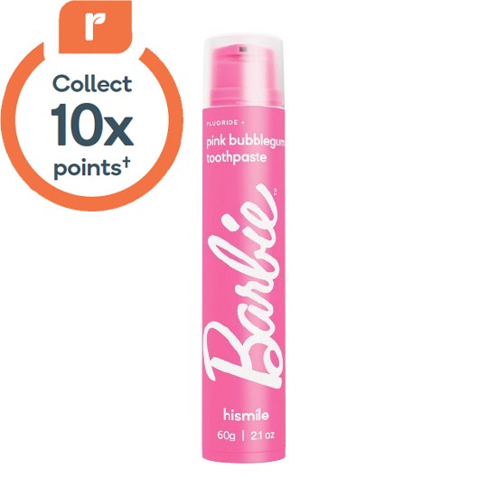 Hismile Barbie Toothpaste Pink Bubblegum 60g
