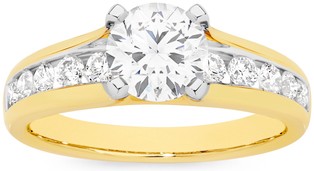 Alora 14ct Gold 1 3/4 Carats TW Lab Grown Diamond Ring