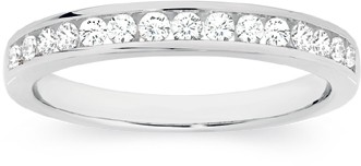 9ct White Gold Diamond Anniversary Band