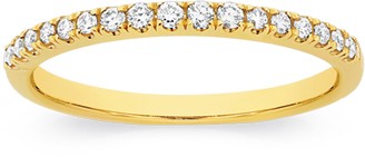 9ct Gold Diamond Band