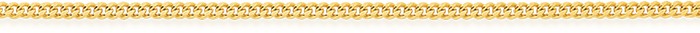 9ct Gold 45cm Solid Curb Chain