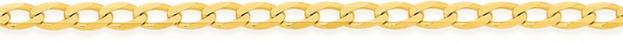 9ct Gold 50cm Solid Curb Chain