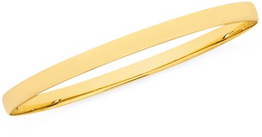 9ct Gold 65mm Solid Bangle