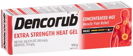 Dencorub Extra Strength Heat Gel 100g***