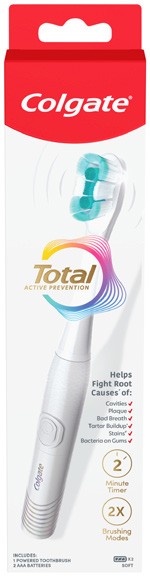 Colgate Total Active Battery Power Toothbrush 1 Pack