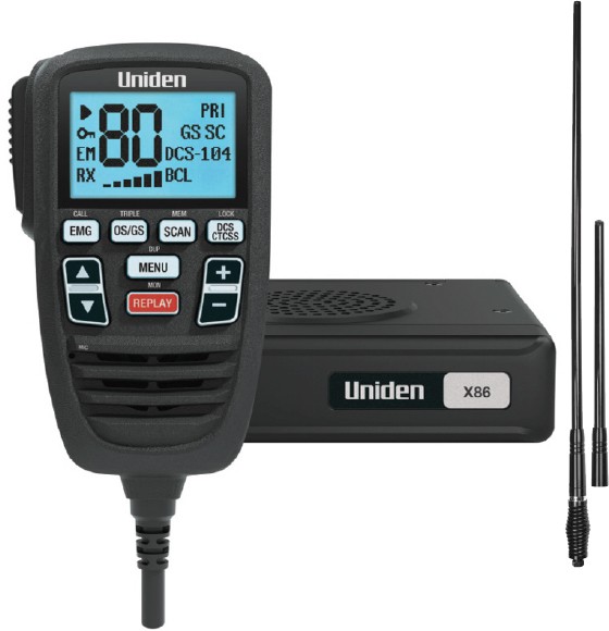 Uniden Mini UHF CB Mobile & Antenna