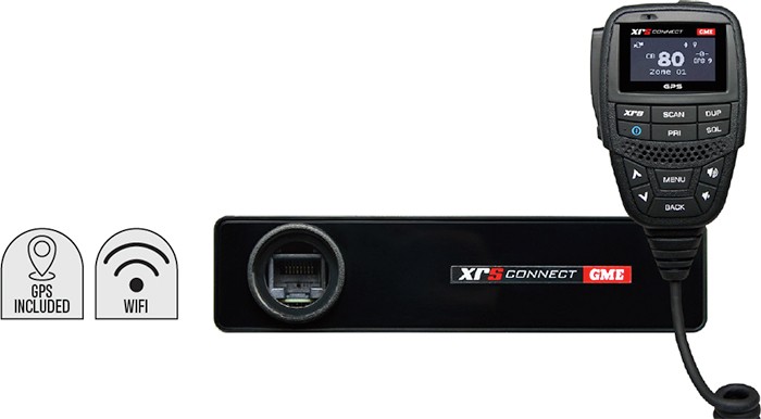 GME 5W 80CH UHF XRS Compact CB Radio BT GPS