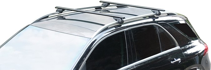 Xplorer Rooftop Aluminium Cross Bars Black 135cm