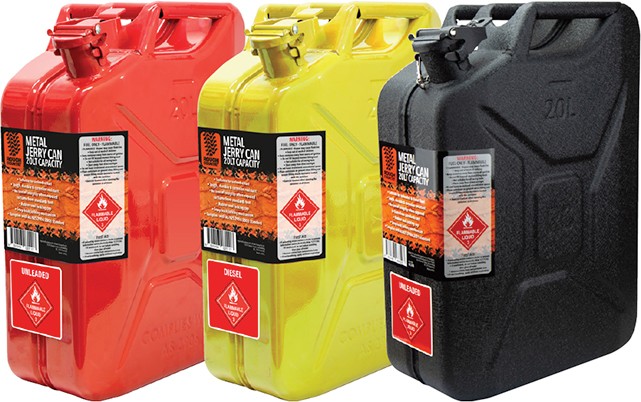 Rough Country 20L Metal Jerry Cans