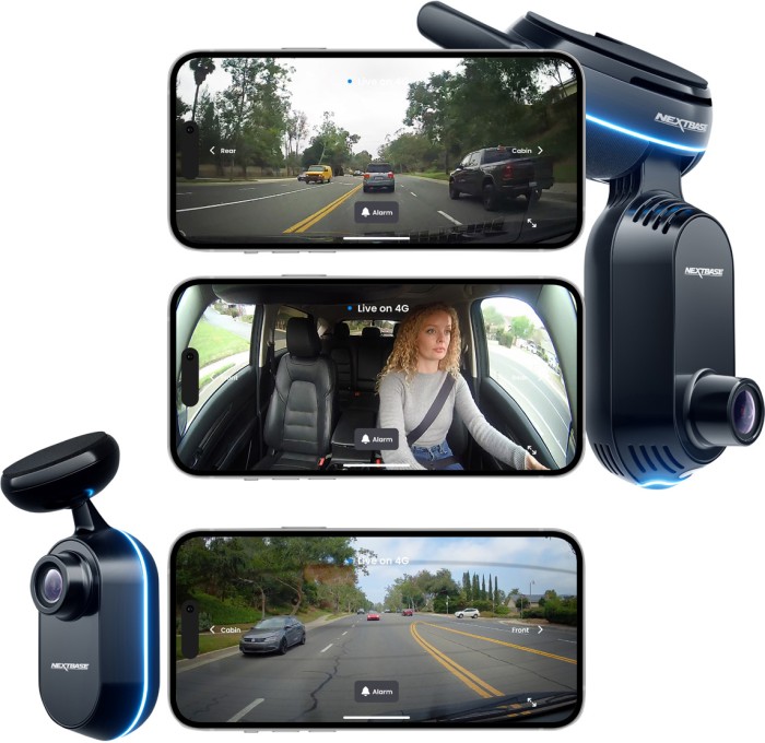 Nextbase IQ 4K Smart Front, Rear and Cabin 3-In-1 Dash Camera