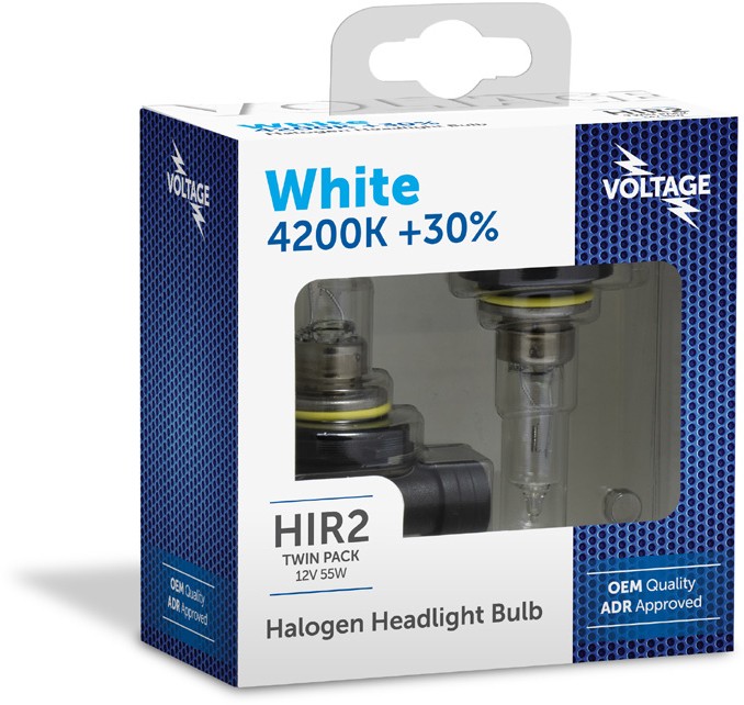 Voltage +30% White 4200k Globes 2pk