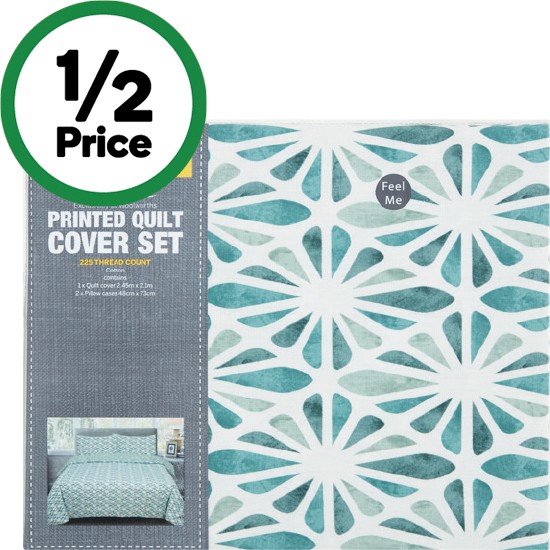 Inspire Quilt Cover Set King Bed – Assorted Designs