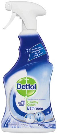 Dettol Healthy Clean Bathroom or Kitchen Spray 500mL*