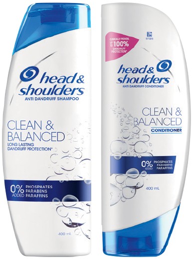Head & Shoulders Shampoo and Conditioner 400mL Selected Varieties