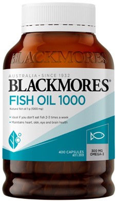 Blackmores Fish Oil 1000mg Capsules 400 Pack