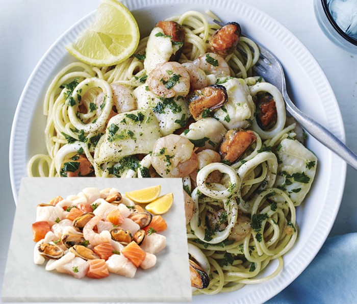 KB's Thawed Seafood Marinara Mix