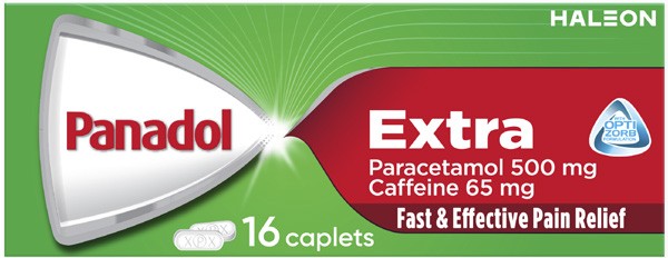 Panadol Extra Paracetamol Caplets 16 Pack
