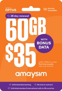 amaysim $35 Starter Pack