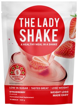 The Lady Shake Strawberry Flavour 840g